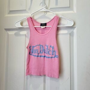 Von Dutch Vintage Tank Top — cropped and size S